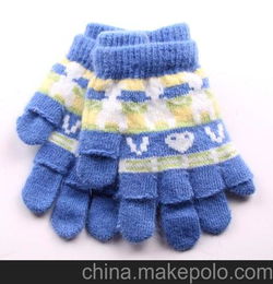 2013冬季新款提花随选时尚毛线手套 外贸毛线手套 热销中